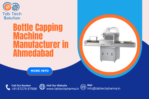 Bottle Capping Machine Manufacturer in Ahmedabad