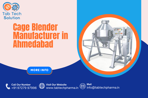 Cage Blender Manufacturer in Ahmedabad