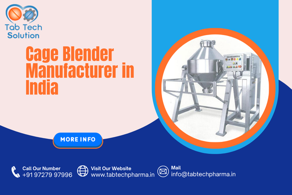 Cage Blender Manufacturer in India