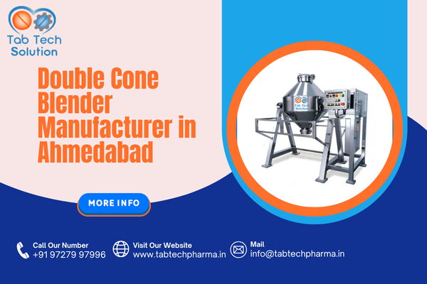 Double Cone Blender Manufacturer in Ahmedabad