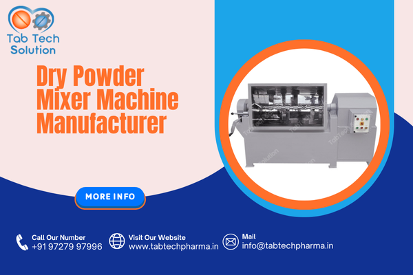 Dry Powder Mixer Machine Manufacturer