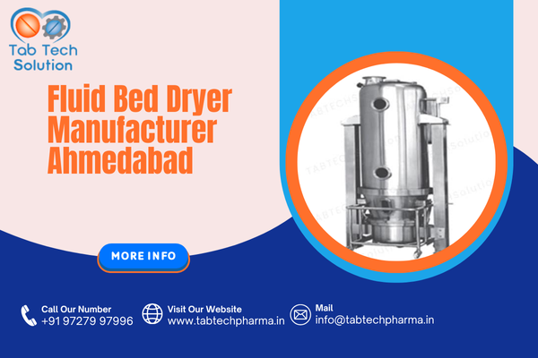 Fluid Bed Dryer Manufacturer Ahmedabad