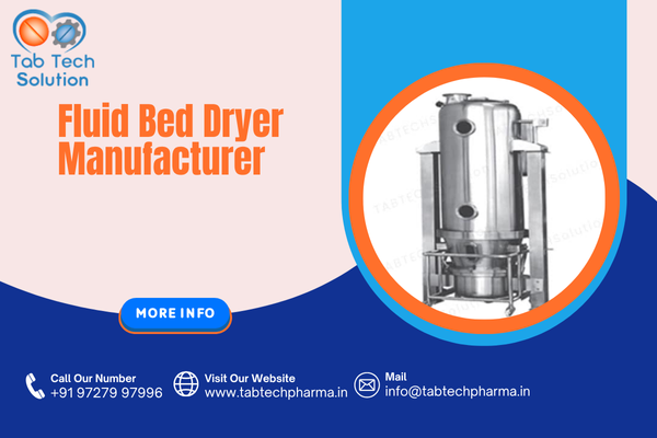 Fluid Bed Dryer Manufacturer