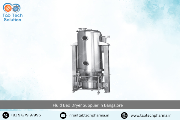Fluid Bed Dryer Supplier in Bangalore