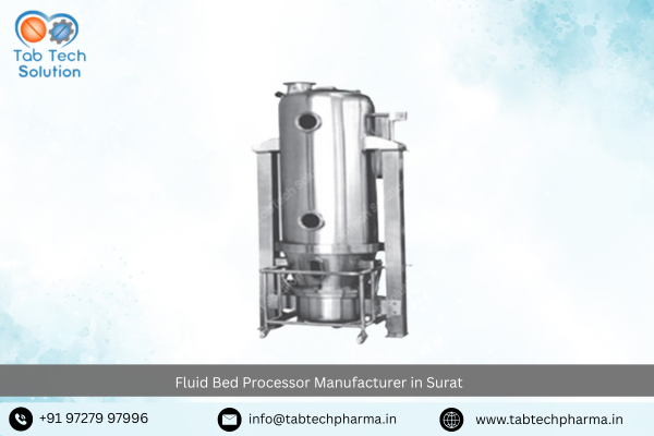 Fluid Bed Processor Manufacturer in Surat