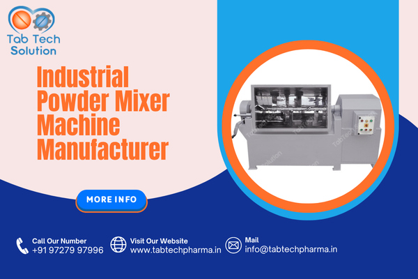 Industrial Powder Mixer Machine Manufacturer