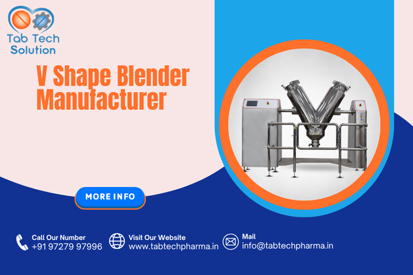 V Shape Blender Manufacturer